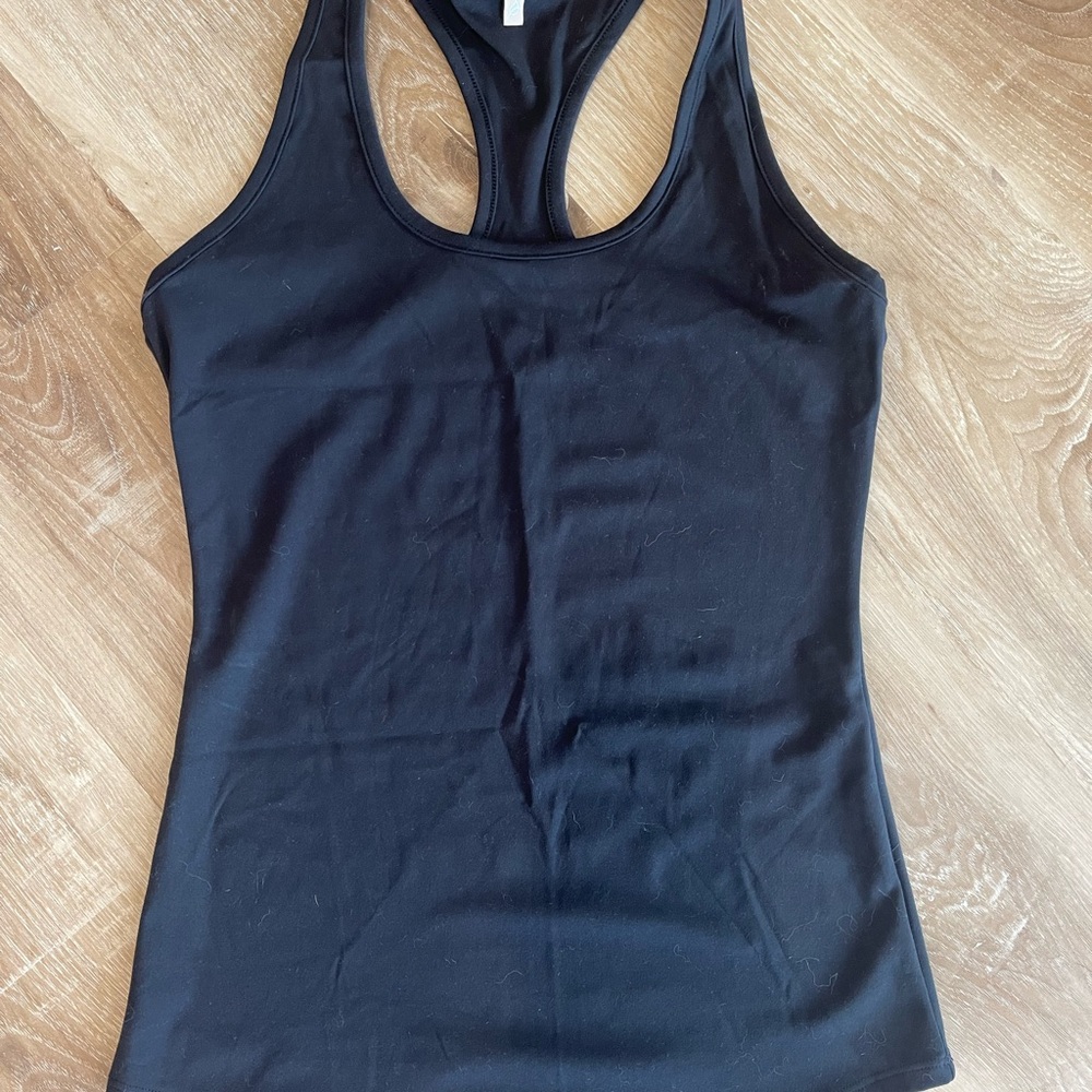 P’tula Black Racerback Tank Top